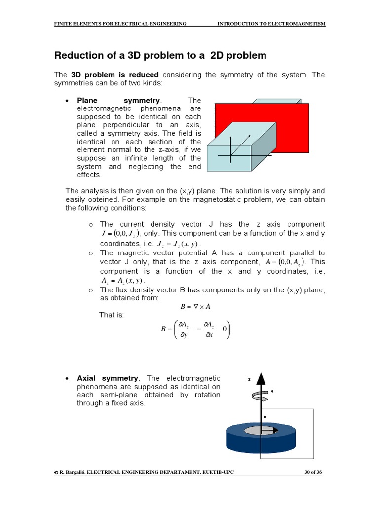 Reduction of A 3D Problem To 2D Problem | PDF | Euclidean Vector ...