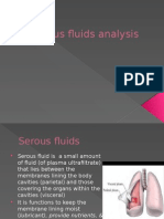 Serous Fluids Analysis
