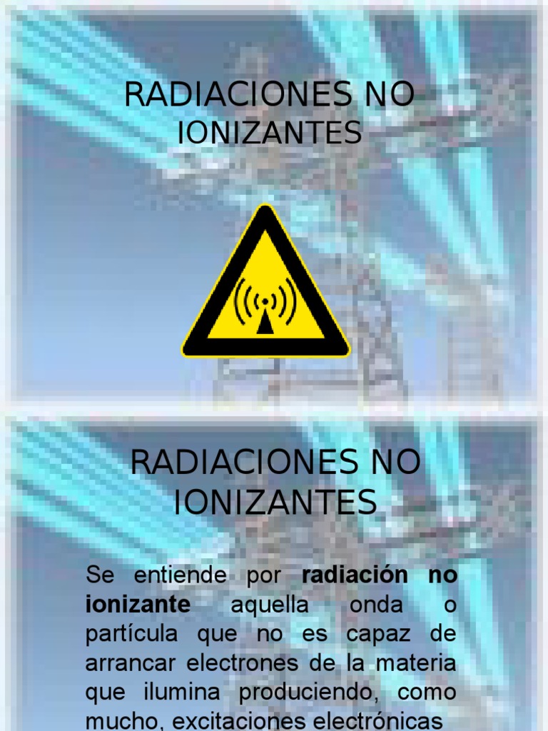 Radiaciones No Ionizantes PDF Ultravioleta Radiación