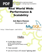 Real World Web: Performance & Scalability