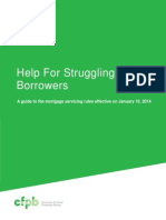 CFPB Mortgages Help For Struggling Borrowers 2013