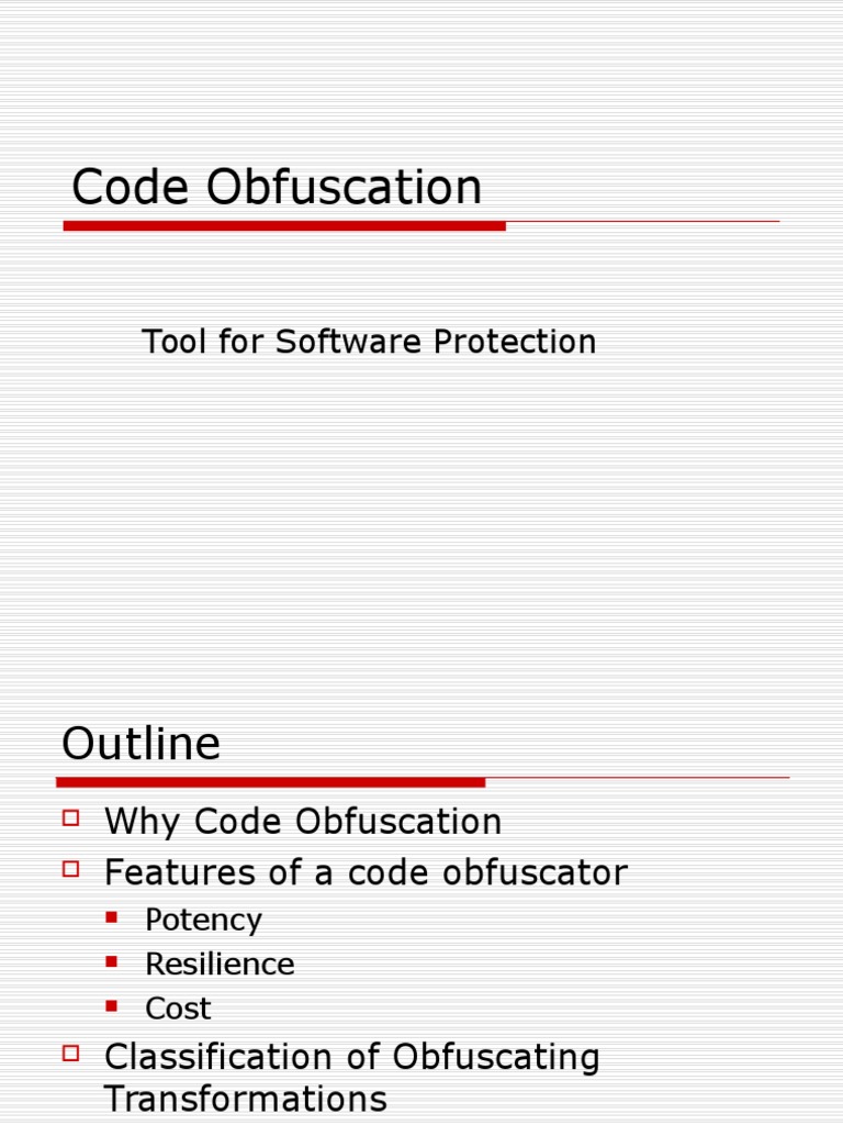Code Obfuscation | Source Code | Computer Programming