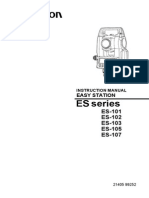 Manual Topcon - Es-105 PDF