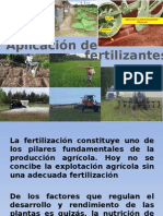 Aplicacion de Fertilizantes
