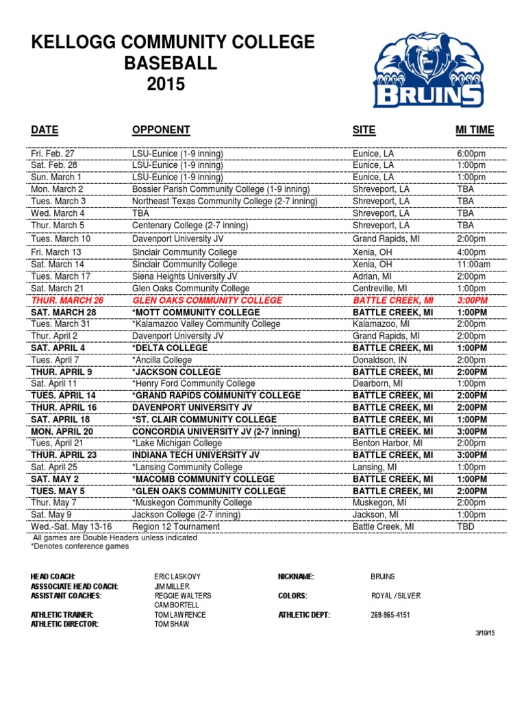 2015-kellogg-community-college-baseball-schedule-pdf