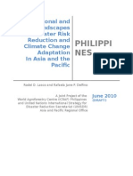 Draft Philippines Report - Institutions and Policies On DRM and CCA - 30june2010