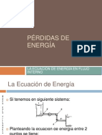 Pérdidas de Energía Por Longitud