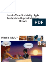 Just-In-Time Scalability: Agile Methods to Support Massive Growth