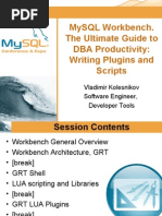 Download MySQL Workbench The Ultimate Guide to DBA Productivity Writing Plugins and Scripts by Oleksiy Kovyrin SN2569455 doc pdf