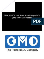 What MySQL Can Learn From PostgreSQL