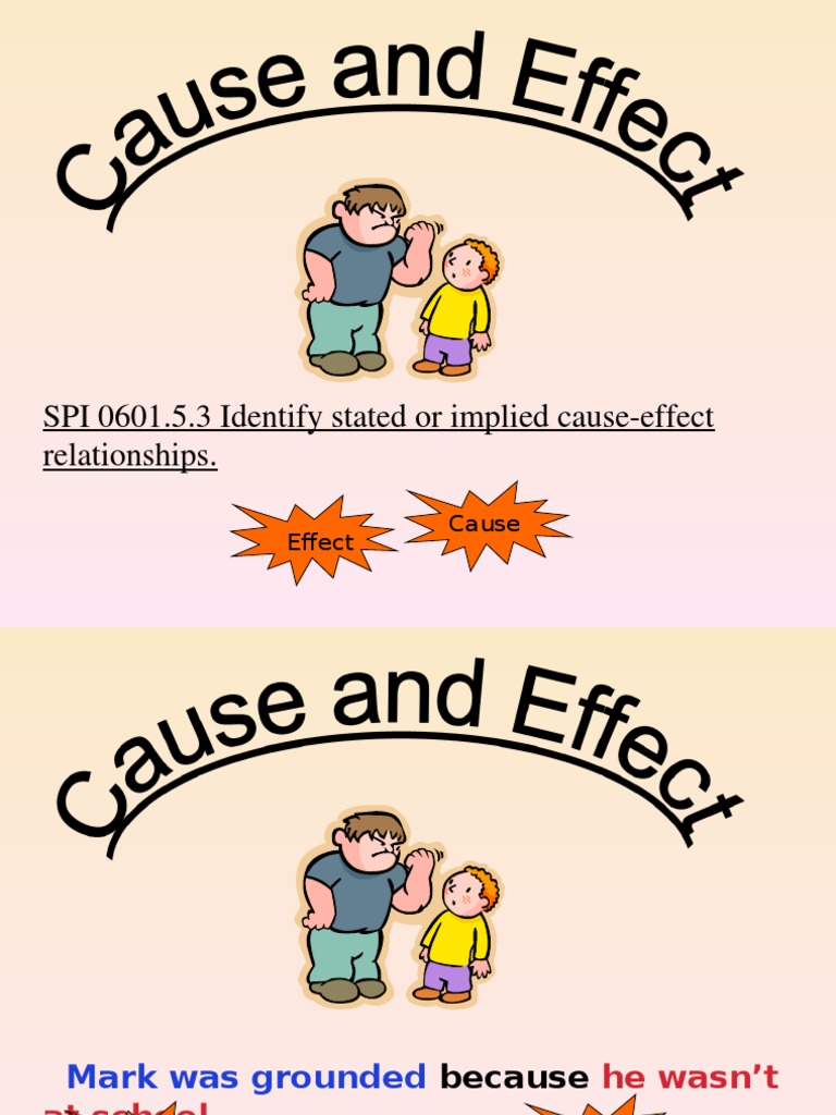 Understanding Cause and Effect Relationships | PDF