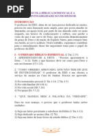 A ESCOLA BÍBLICA DOMINICAL E A RESPONSABILIDADE DO PROFESSOR apostila.doc
