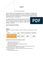 Impuesto Del Tabaco y Bebidas Alcoholicas