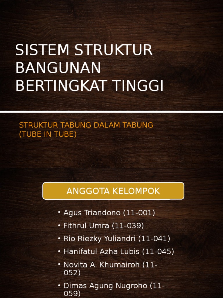 Tube in Tube Structure | PDF