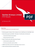  Qantas 2014/15 Half-Year Results - Investor Presentation 