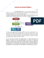 Sistema Nacional de Inversión Pública