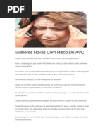 Mulheres Novas Com Risco de AVC
