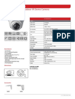 720 TVL PICADIS Outdoor IR Dome Camera: DS-2CE55C2P (N) - IR
