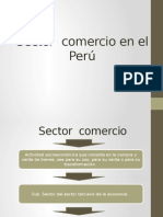 Sector Comercio en El Perú