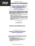 Laudo Tecnico - NR-12 - Modelo