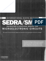 Microelectronic Circuits Sedra Smith 6th Edition Solution Manual For INTERNATIONAL EDITION