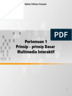 Prinsip - Prinsip Dasar Multimedia Interaktif