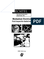 Mechanical and Electrical Field Inspection Guideline