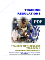 TR Trainers Methodology Level II