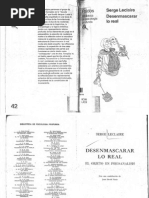 Desenmascarar Lo Real-Serge Leclaire
