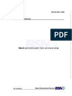 SNI 02-0831-1989 Mesin Perontok Padi, Cara Uji Unjuk Kerja PDF