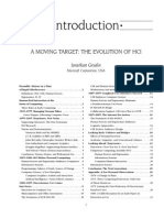 A Moving Target - Evolution of HCI