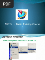 NX7.5: Basic Training Course