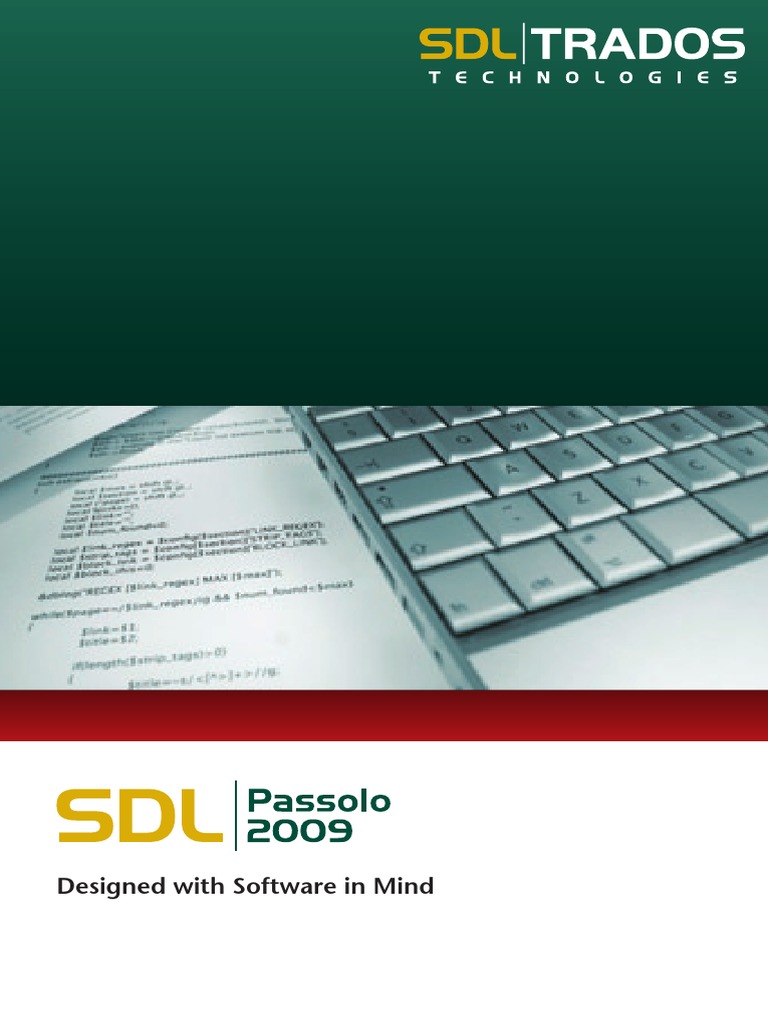 SDL Passolo 2009 Getting Started | PDF | Installation (Computer ...