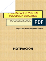 Procesos Afectivos y Aprendizaje