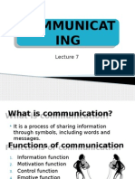 7 Communicating