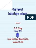 Overview of Indian Paper Industry TKRoy