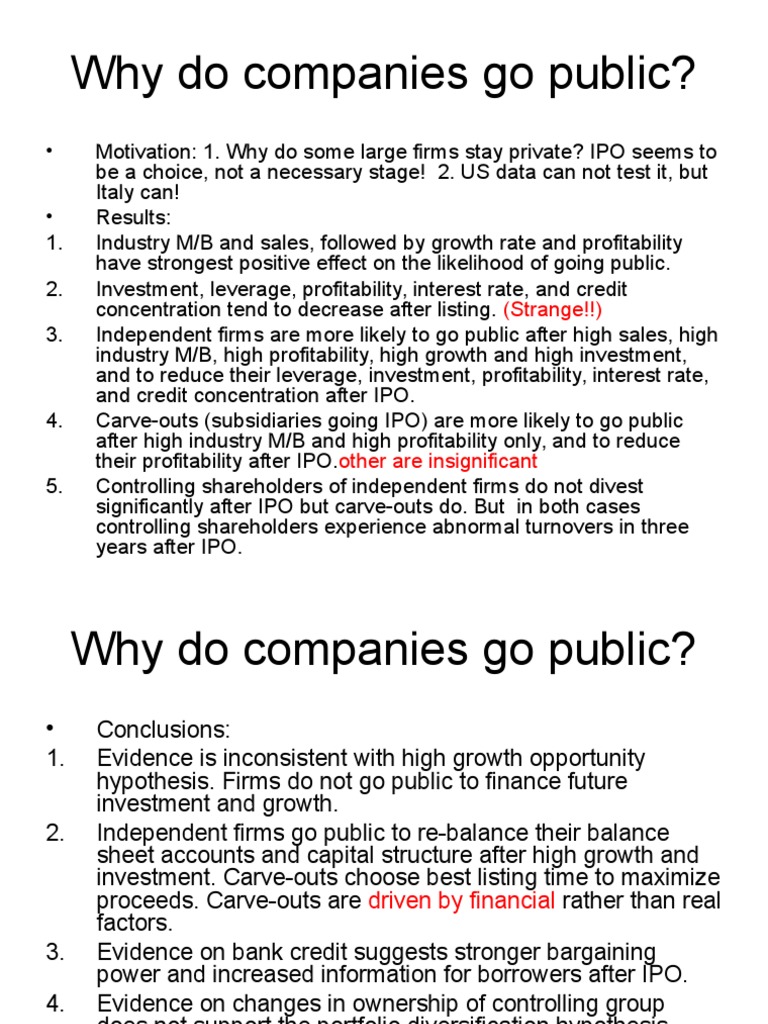 why do companies go public Initial Public Offering Stocks