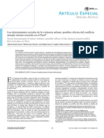 E07 Artículo Especial Los Determinantes Sociales de La Violencia Urbana RPE 18 - Supl E07 PDF