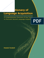 A Dictionary of Language Acquisition - A Comprehensive Overview of Key Terms in First and Second Language Acquisition