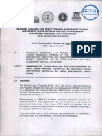 DBM Joint Memo Circular 2014-1 jmc2014-1 Ldrrmos