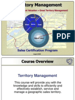 Territory Management: Sales Certification Program