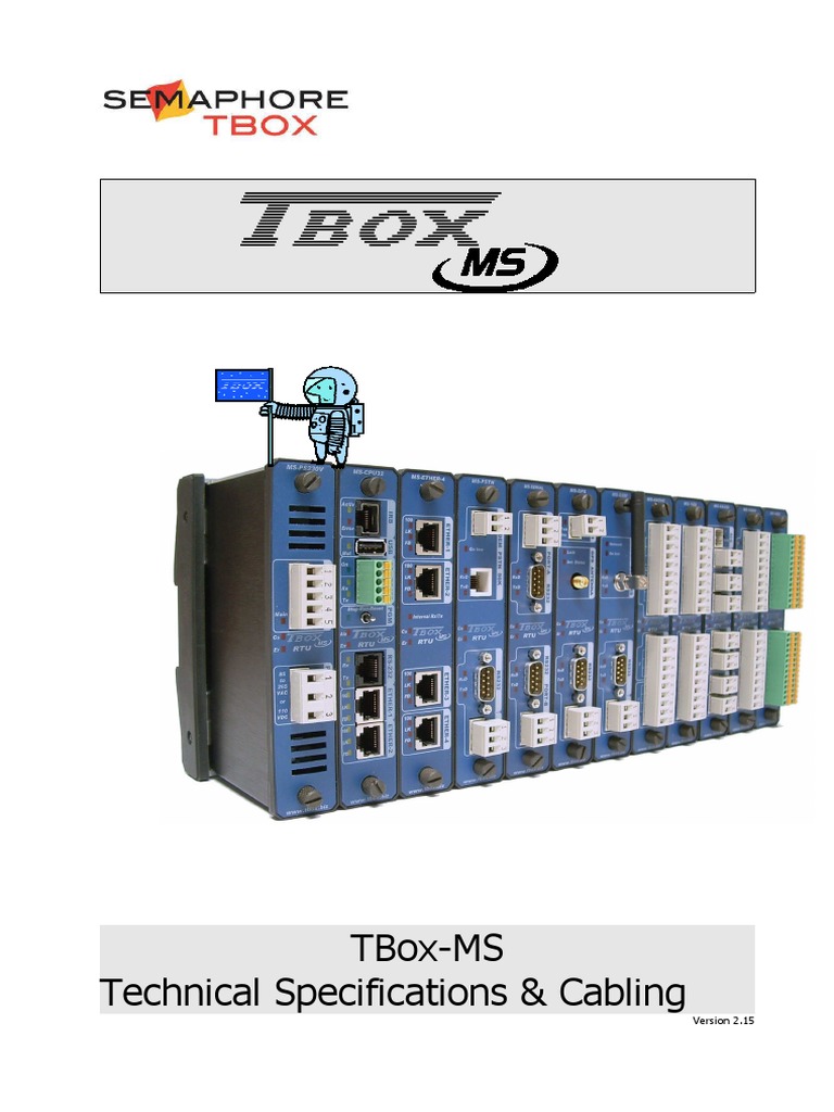 TBoxMS Technical Specification 2.15 | PDF | Power Supply | Electrical ...