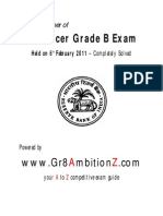 RBI Grade B Previous Paper - Gr8rbi grade b previous paperAmbitionZ