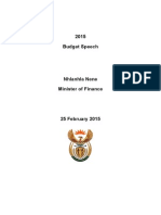 South Africa - 2015 - Budget Statement