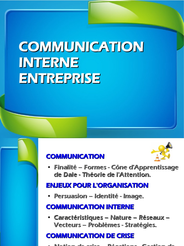 Communication Interne Entreprise | PDF | la communication | Informations