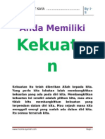 Anda Memiliki Kekuatan