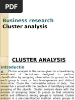 Business Research: Cluster Analysis