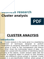 Business Research: Cluster Analysis