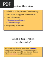 Geochemical Exploration I