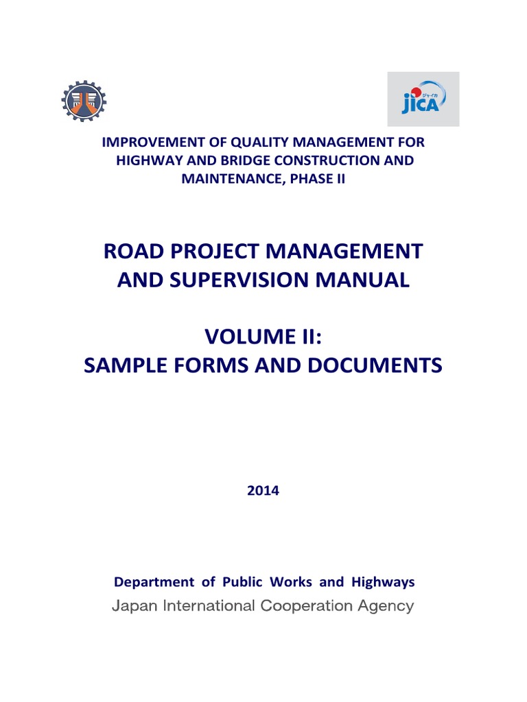 Highway Project Management Manual | PDF | Guarantee | Letter Of Credit